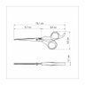 Tesoura para Cabelo Tramontina Aço Inox com Fio Laser e Cabo de Polipropileno Onix 6" - 4