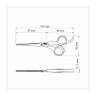 Tesoura para Cabelo Tramontina Aço Inox com Fio Laser e Cabo de Polipropileno Onix 6" - 3