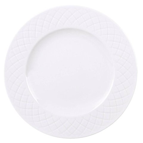 Jogo 12 Pratos Rasos Porcelana Branca 27cm Tramontina Ingrid Cozinha Servir Mesa Posta Jantar Almoç