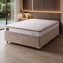 Ver imagem 2 de Cama Box Casal Molas Ensacadas Bourbon 138x188x58cm Hellen
