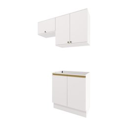 Lavanderia Modulada Kappesberg Celeste 3 Peças Branco 140cm - 1