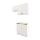 Ver imagem 1 de Lavanderia Modulada Kappesberg Celeste 3 Peças Branco 140cm