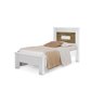 Cama de Solteiro Milena Pés reforçado Luxo Luke Móveis - 3
