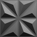 Ver imagem 2 de 12 Placas 3D Preto Revestimento PREMIUM para Parede (3m²) - CRYSTAL