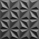Ver imagem 1 de 12 Placas 3D Preto Revestimento PREMIUM para Parede (3m²) - CRYSTAL