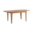 Ver imagem 1 de Mesa de Jantar 1,20m Extensível 1,80m Gênova em Madeira Maciça sem Vidro - Mel