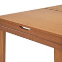 Ver imagem 5 de Mesa de Jantar 1,20m Extensível 1,80m Gênova em Madeira Maciça sem Vidro - Mel