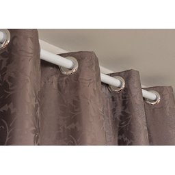 Kit 02 Cortinas Tecido Jacquard Suiço para Varão 2,00x1,80 Milão - 4