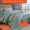 Ver imagem 4 de Jogo de Cama Casal Duplo 4 Peças Sultan Realce Premium Aiko