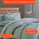Ver imagem 6 de Jogo de Cama Casal Duplo 4 Peças Sultan Realce Premium Aiko