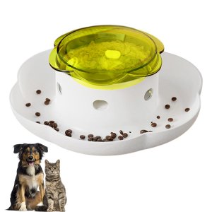 Comedouro Cao Pet Cachorro Gato Animal de Estimaçao Brinquedo Interativo Petisco Raçao Comida Quebra