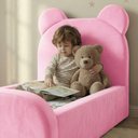 Ver imagem 2 de Cama Montessoriana Juvenil Menina Confortável Soft com Colchão Rosa