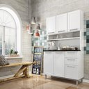 Ver imagem 1 de Cozinha de Aço Compacta 6 Portas 2 Gavetas Branco Bertolini