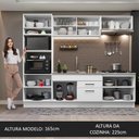 Ver imagem 6 de Armário de Cozinha Completa 270cm Branco Agata Madesa 03