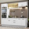 Armário de Cozinha Completa 270cm Branco Agata Madesa 03 - 2