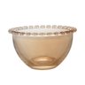 4 Bowls Wolff Daisy de Cristal Âmbar 14cm x 8cm - 2
