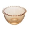 4 Bowls Wolff Daisy de Cristal Âmbar 14cm x 8cm - 1