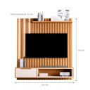 Ver imagem 3 de Painel Ripado para Tv 58 Polegadas Autumn Nature Off White