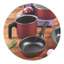 Ver mais imagens de Jogo de Panelas Tramontina 13 Peças com Panela de Pressão