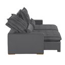 Ver imagem 5 de Sofá Modular 4 Lugares Ceará 2.30 MT Retrátil e Reclinável Veludo Sofatec