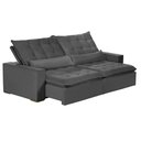 Ver imagem 4 de Sofá Modular 4 Lugares Ceará 2.30 MT Retrátil e Reclinável Veludo Sofatec