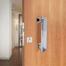 Puxador Porta Residencial Inox Polido 40 cm entre furo - 7