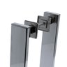 Puxador Porta Residencial Inox Polido 40 cm entre furo - 3