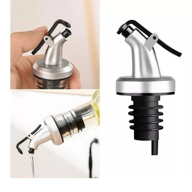 Kit 2 Bico Dosador Antivazamento Tampa Poeira Aço Inox - 1