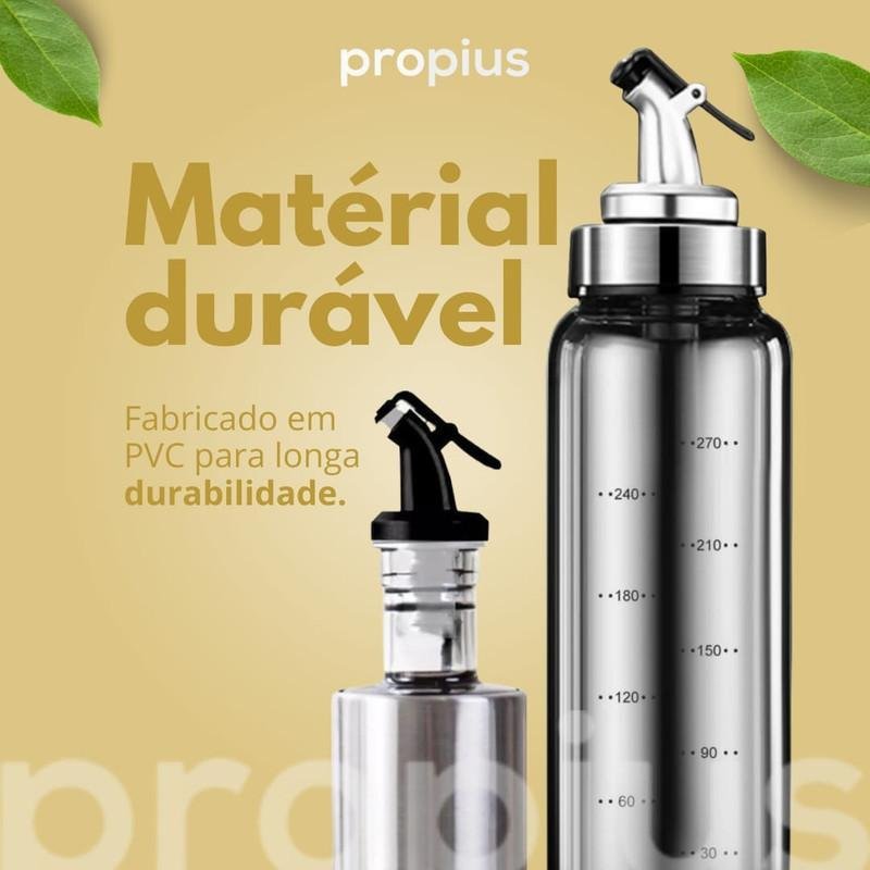 Kit 2 Bico Dosador Antivazamento Tampa Poeira Aço Inox - 3