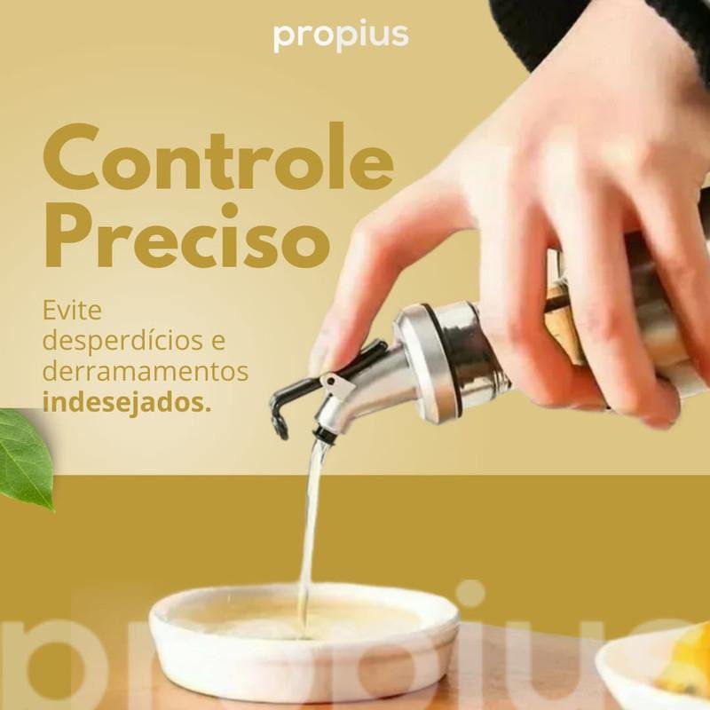 Kit 2 Bico Dosador Antivazamento Tampa Poeira Aço Inox - 4