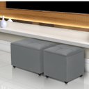 Ver imagem 4 de Puff Baú 60cm Decorativo Sala Estar Quarto Multiusos Veludo