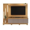Ver imagem 4 de Rack Painel para TV 65 Polegadas Crjcm-RCP004 200cm MDP MDF com LED 4 Portas Madeirado Cinza