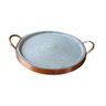 Forma de Pizza em Pedra Sabão com Alça de Cobre 36,0 Cm - 2