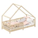 Ver imagem 3 de Cama Montessoriana Madeira Maciça Casa com Estrado Cora Natural Idimex