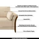 Ver imagem 4 de Sofá Decorativo 3 Lugares 222cm Market Linho Champagne - Gran Belo