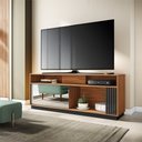 Ver imagem 1 de Rack para TV ate 65 Polegadas Franklin Noce Milano Preto Fosco