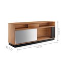 Ver imagem 2 de Rack para TV ate 65 Polegadas Franklin Noce Milano Preto Fosco