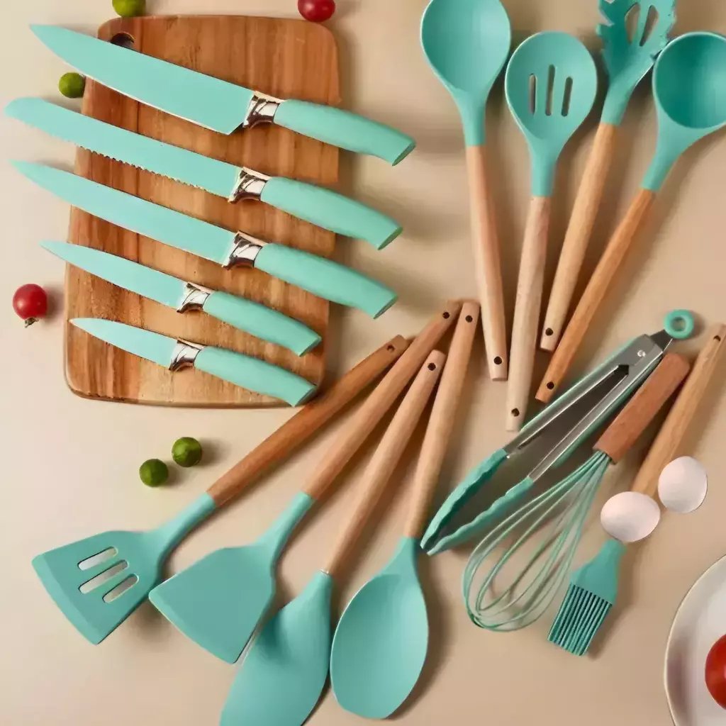 Kit Utensílios de Cozinha Jogo Completo 19 Peças - 3