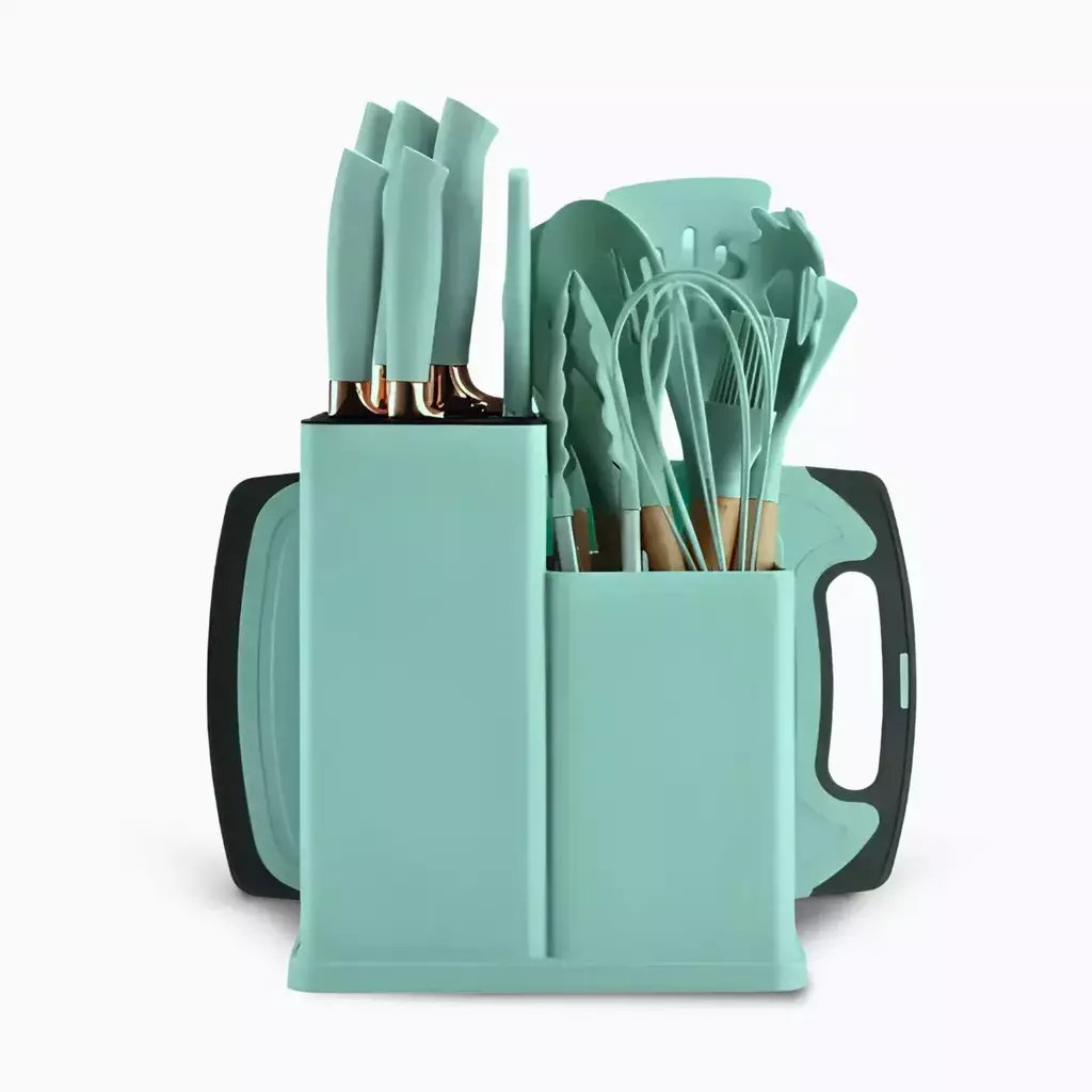 Kit Utensílios de Cozinha Jogo Completo 19 Peças