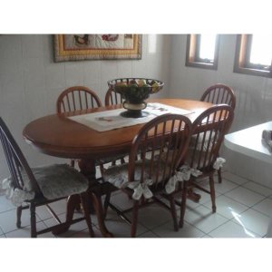 Sala de Jantar 1,60 X 90 - ( 06 Cadeiras ) - Móveis de Gramado