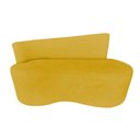 Ver imagem 4 de Namoradeira Sofá 2 Lugares Yara Orgânica Couro Amarelo