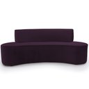Ver imagem 2 de Sofá 03 Lugares 180cm Mônaco Veludo Roxo - Nexta Casa