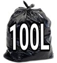 Ver imagem 1 de Sacos de Lixo 100 Litros Preto 300 Unidades Resistentes