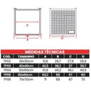 Ver imagem 4 de Tampão Articulado S Rebaixo Passagem Inspeção Branco 30x30cm
