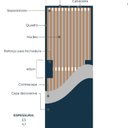 Ver imagem 5 de Folha de porta de Madeira Maciça 210x70cm Friso  Jb portas