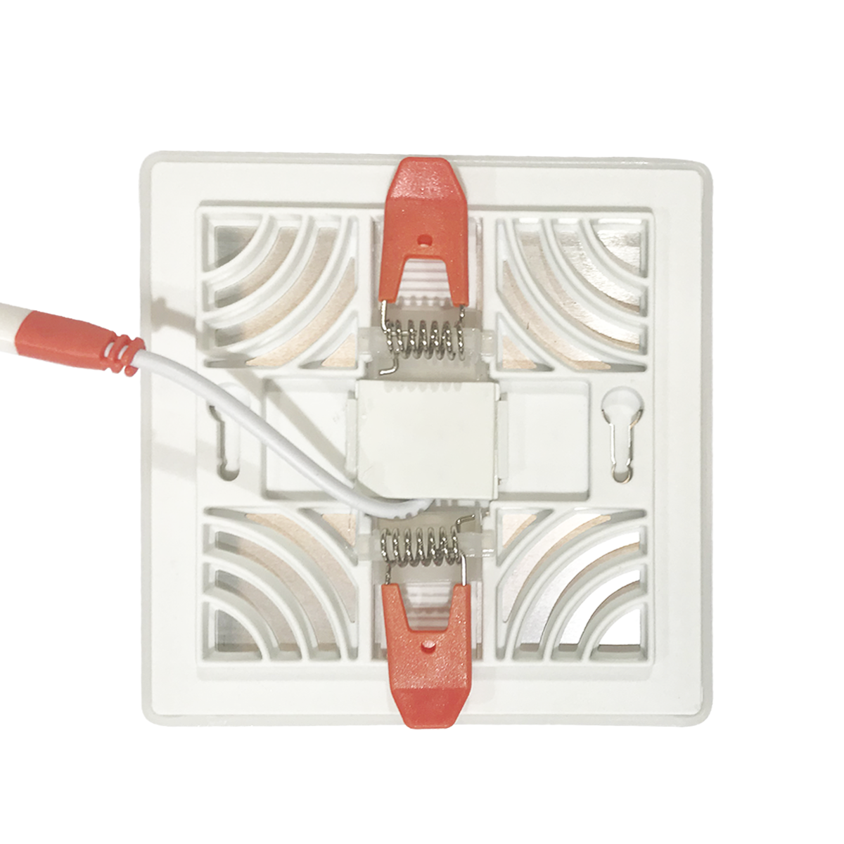 Painel de Led Frameless Quadrado Embutir 24W Bivolt Bravalumi 3000K Luz Quente - 4