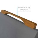 Ver imagem 6 de Conjunto Sala de Jantar 4 Lugares em Madeira Maciça Mesa Lisy e Cadeiras Veludo Móveis Mundial