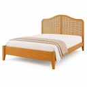 Ver imagem 2 de Cama de Casal com Ratan 140cm Madeira Maciça Trama