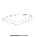 Ver imagem 5 de Colchão Casal Espuma D33 138x188x27cm Double Face Black&white Air - Castor