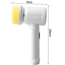 Ver imagem 3 de Escova de Limpeza Elétrica Portátil Recarregável Giratória